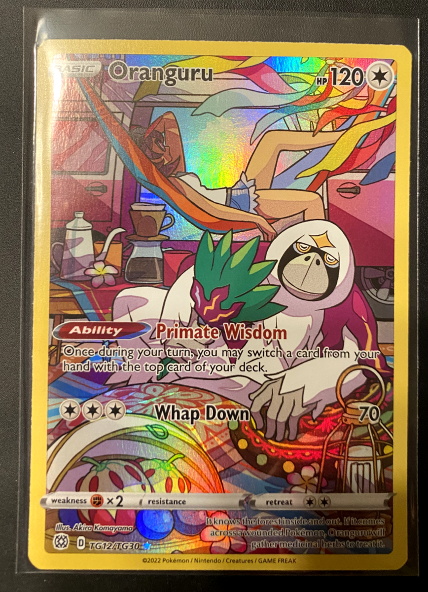 Oranguru TG12/TG30 Pokemon Card Brilliant Stars Full Art Ultra Rare Mint  Holo