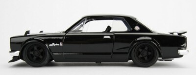 JADA FAST & FURIOUS BRIAN'S 1971 NISSAN SKYLINE 2000 GT-R BLACK 1