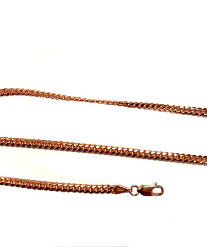 14kt Solid Rose Gold 2.7mm Miami Cuban Link Chain Necklace SZ 16"-26" - Picture 1 of 3