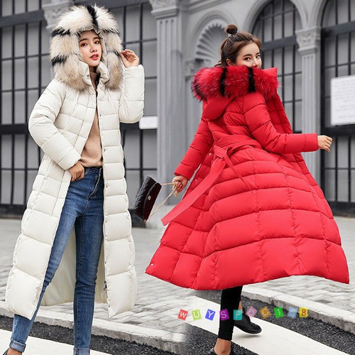 Womens Ladies Quilted Winter Coat 