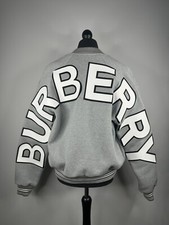 Burberry Men's Carlford Jacket Blouson Bomber Jacket Gray Size M