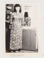 Pretty Attractive Young Woman and Her Admiring Reflection in the Mirror Abstract