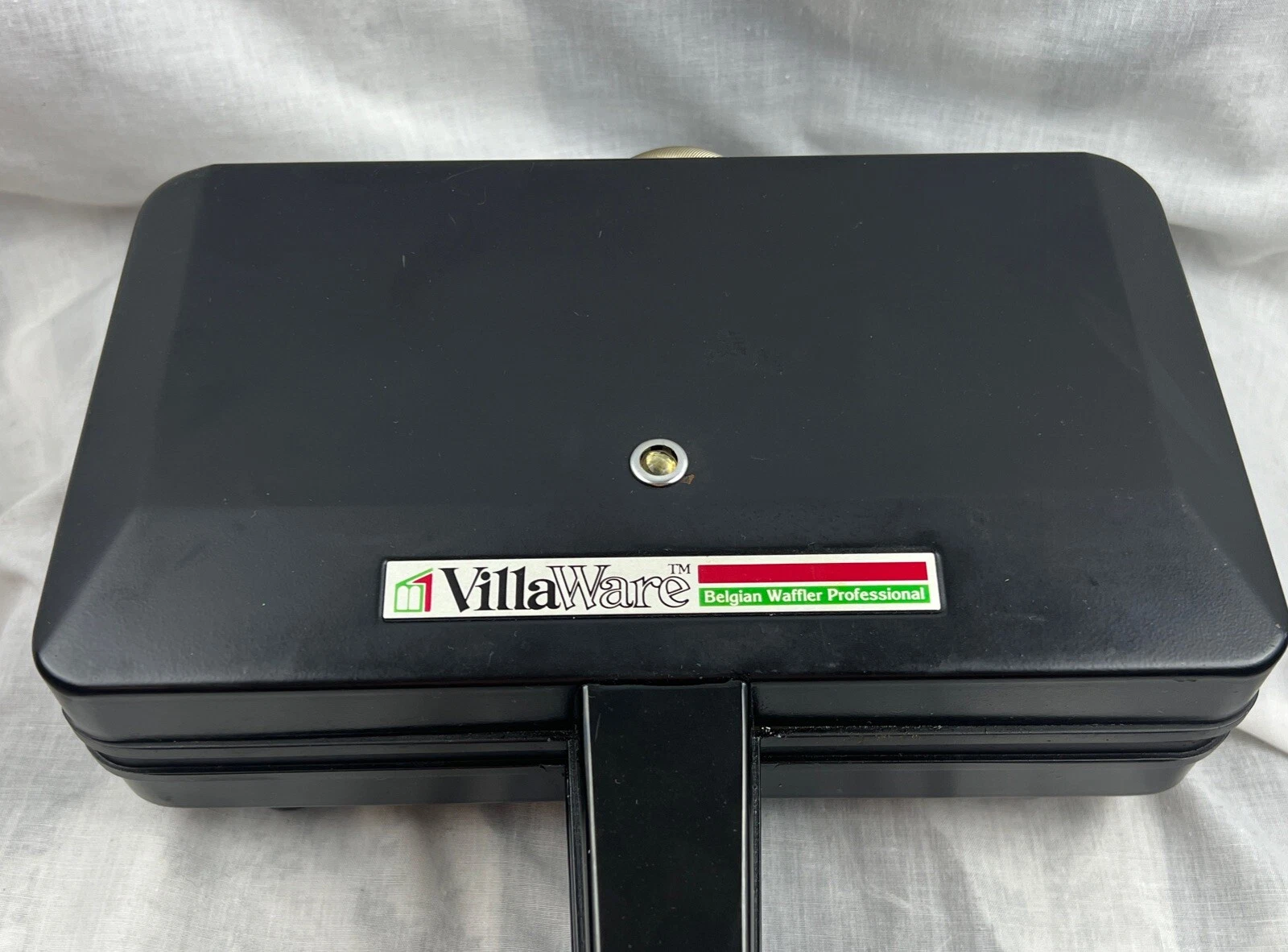 Vintage VillaWare Belgian Waffler Professional 5200-NS waffle maker Black WORKS