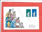 Ireland stamps.  1971 Christmas used on FDC (AQ858)
