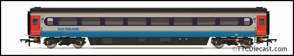 Hornby R40362A East Midlands MK3 Coach C 42237 TS - Era 10, OO Gauge