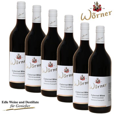 (17,33 /l) Cabernet Mitos Beerenauslese 6x0,75l Rotwein WEINGUT WÖRNER Pfalz