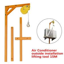 Air Conditioner Outside Installation Lifting Tool Crane Assembly Tool + 15M Rope