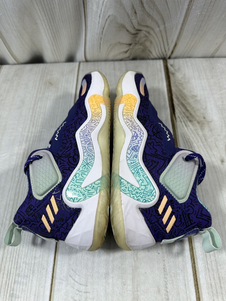 ADIDAS D.O.N. ISSUE 3 MENS 8 DONOVAN MITCHELL BASKETBALL SHOES