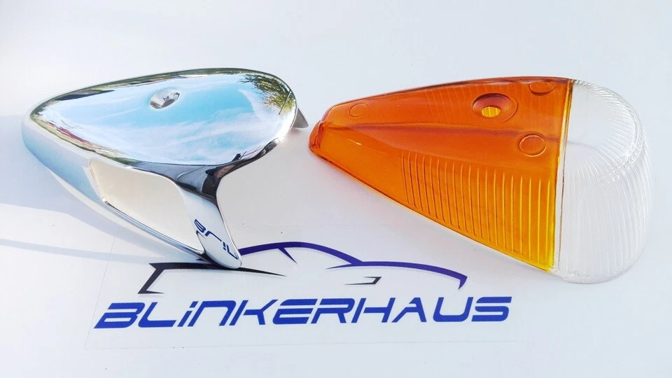 WEISSE/ORANGE Italien Blinker VW Käfer 1200 1300 1500 Cabrio 1302 1303 S LS  - Bild 3 von 4