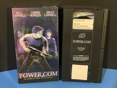 VHS Power.com (Lion's Gate, 1996) aka Menno's Mind Sci-Fi Bruce Bill Campbell  