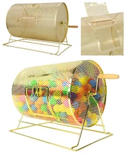 Raffle Ticket Drum Ticket Spinner Holds Up 10000 Tickets or 300 Ping Pong Balls