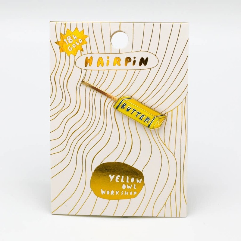 New BTS Butter Hairpin - 18 Karat Gold