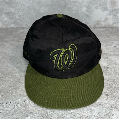 Casquette New Era 59FIFTY Washington Nationals - Rouge - Taille 7 - Ajustée