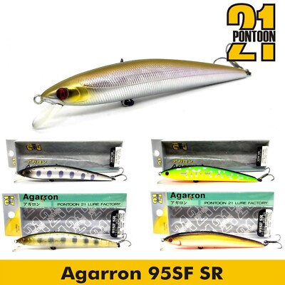 PONTOON 21 Agarron 95SF SR SLOW FLOATING JAPAN FISHING BAIT MINNOW LURE 95mm 