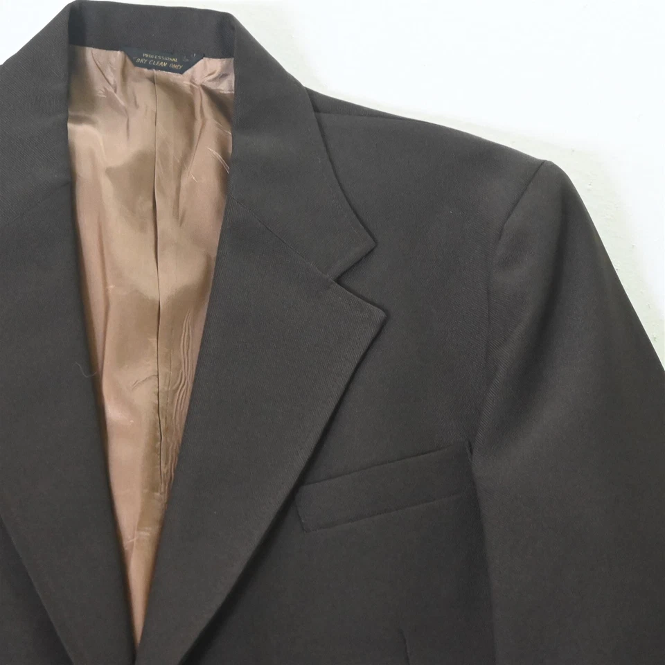 Levi's 46L коричневый хопсак золотой кнопка мужской блейзер костюм куртка спортивное пальто - Изображение 2 из 4