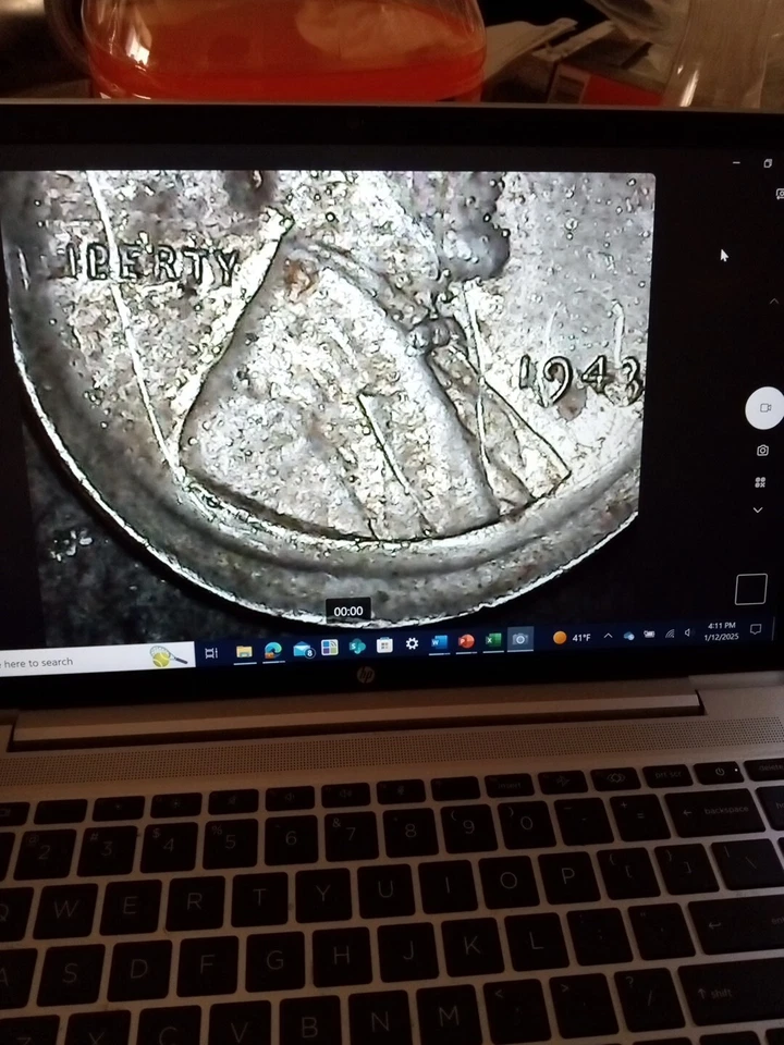 1943 - P Steel One Of A Kind Error Coin - Image 2 of 4