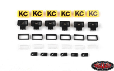 RC4WD KC HiLiTES Rectangle Lights with Covers RC4Z-E0132