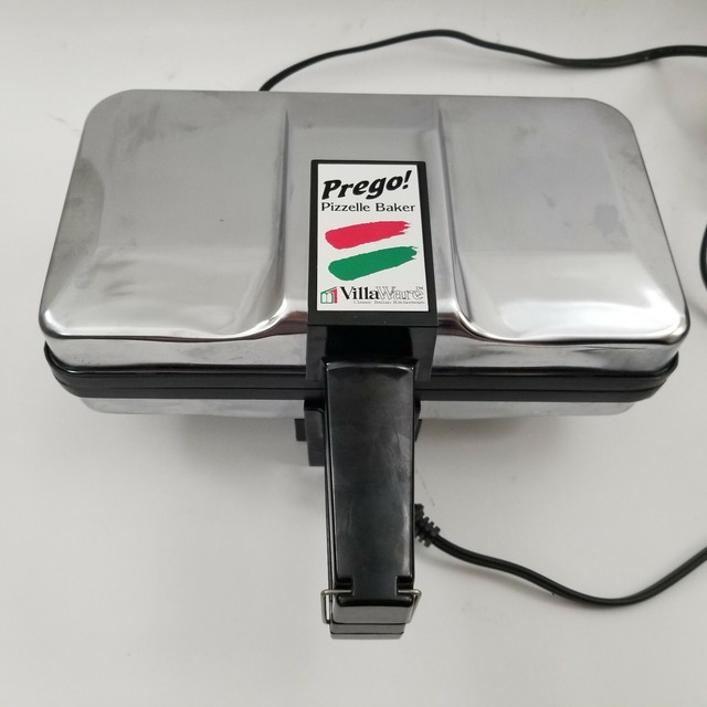 VillaWare Prego Pizzelle Baker Italian Cookie Maker 3600-NS for sale