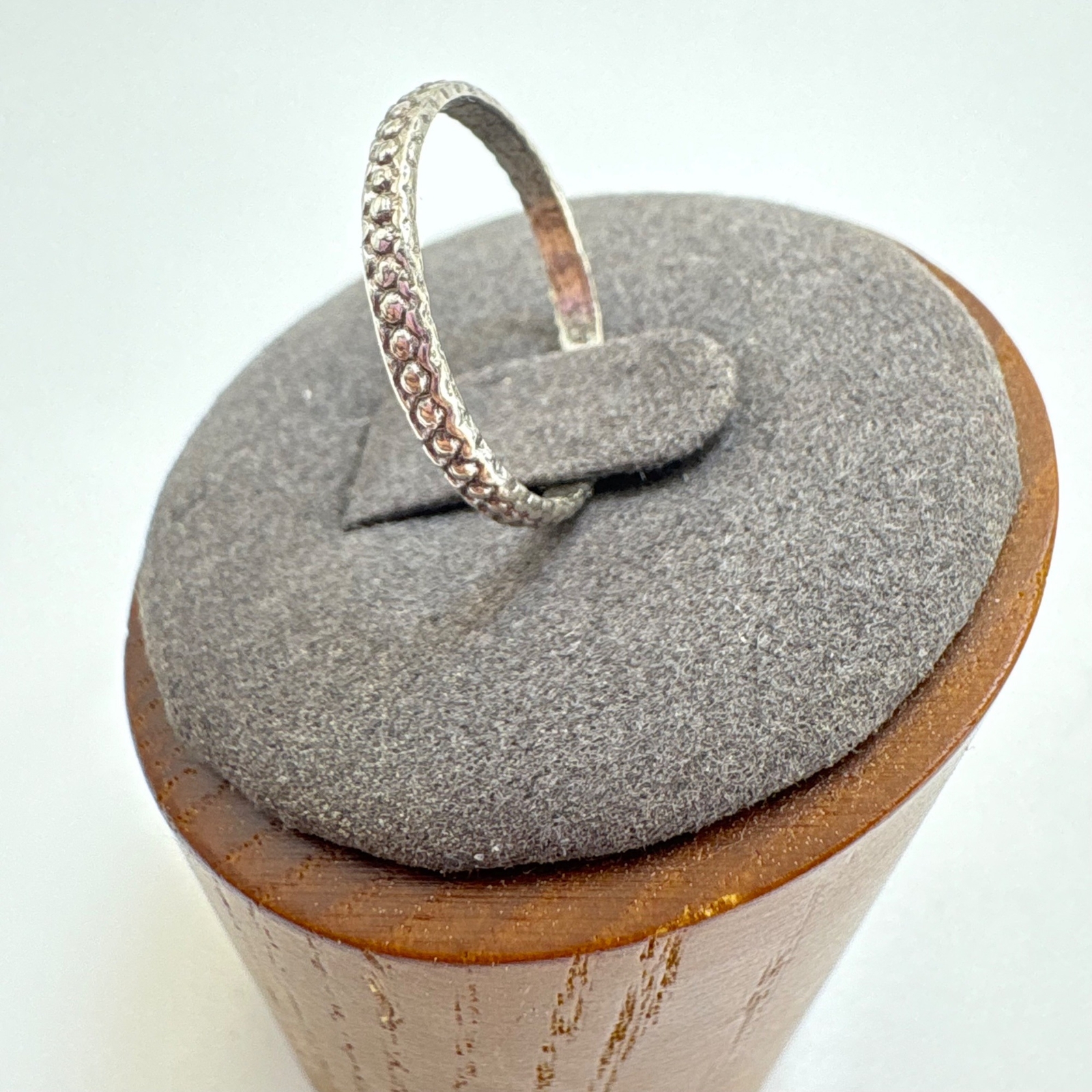 VTG Solid Sterling Silver 925 Illusion Stone Bead… - image 5