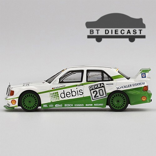 MINI GT MERCEDES BENZ 190 E 1991 DTM ZAKSPEED #20 1/64 MICHAEL