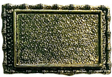 Belt Buckle for Decorative Insert - Insert Max Size 2 1/2"W X 1 1/2"H