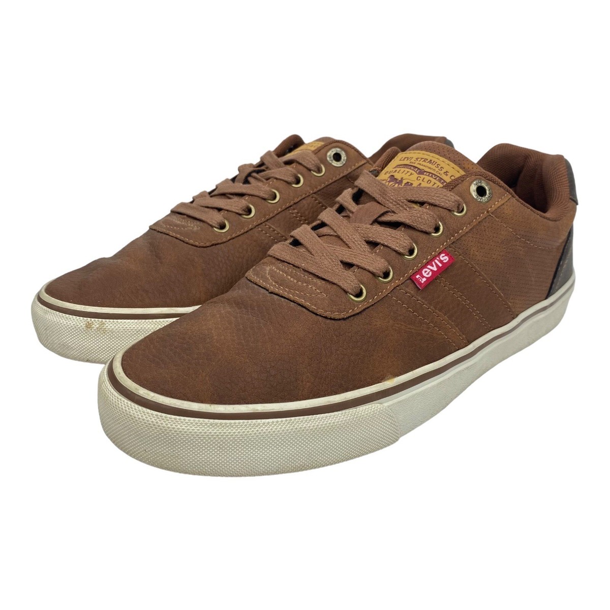 Levis Strauss Men's Size Brown Casual Comfort Sneakers