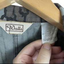 vintage duck camo coveralls xl