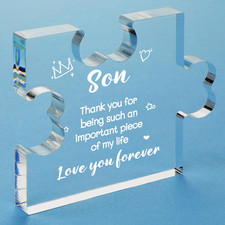 Gifts for Son from Mom Dad Christmas Fathers Day Graduation Valentines Day Wedd