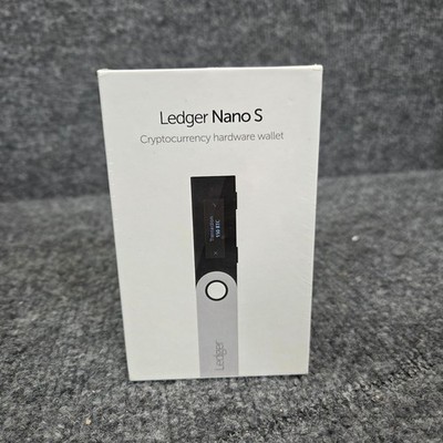 LEDGER NANO S Crypto Hardware WALLET   BTC, ETH, & More | New & Sealed
