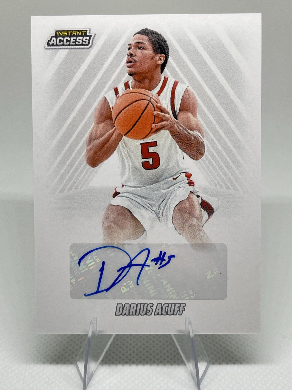 2026 Panini National VIP Darius Acuff RC Instant Access White Auto