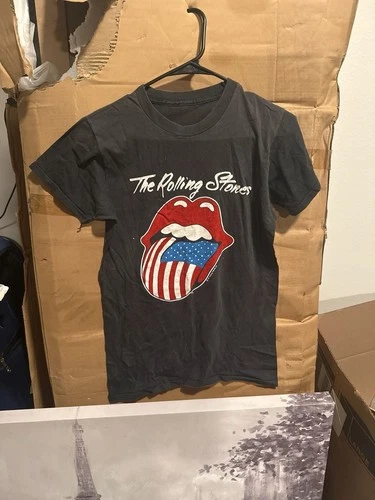 The Rolling Stones North American Tour T-Shirt 1980s vintage concert t-shirt, vintage, single stitch, B+ condition
