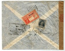 Bahrain SCARCE 1941 censored cover with King GVI 3p &2a used on cover, very scar