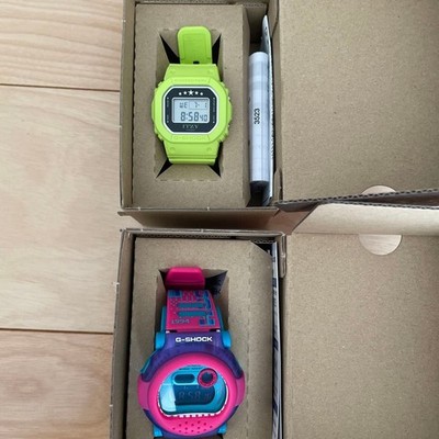 CASIO G-SHOCK ITZY Collaboration GMD-S5610IT-3JR & G-B001RG-4JR 2-piece set