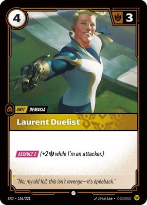Riftbound Laurent Duelist (156/302) Spiritforged NM