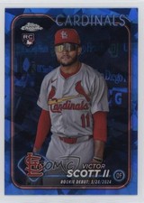 2024 Topps Chrome Update Sapphire Edition Rookie Debut Victor Scott II 1k2g