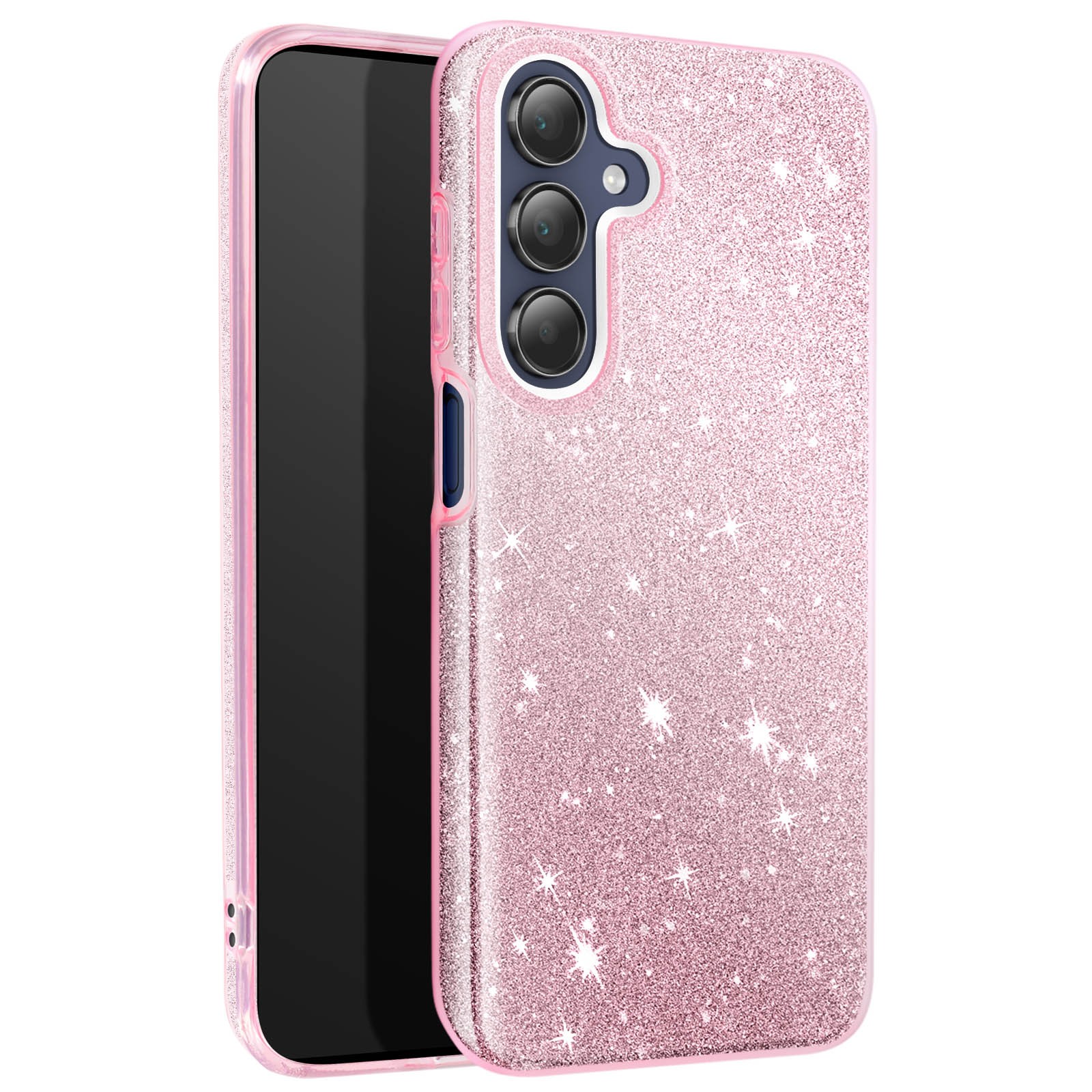 Housse silicone Galaxy A15 rose coque souple transparente