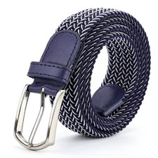 Elastic Fabric Braided Belt,Enduring Stretch Woven Belt for Unisex Men/Women/Jun