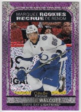 2021-22 Upper Deck O-Pee-Chee Platinum Violet Pixels DANIEL WALCOTT 258 /299 OPC