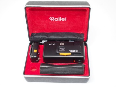 Rollei A110 Filmkamera Tessar 1:2.8 23mm mit Tasche ungetestet