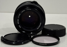 Minolta 50mm F/1.4 MD Mount Manual Focus Lens 49 