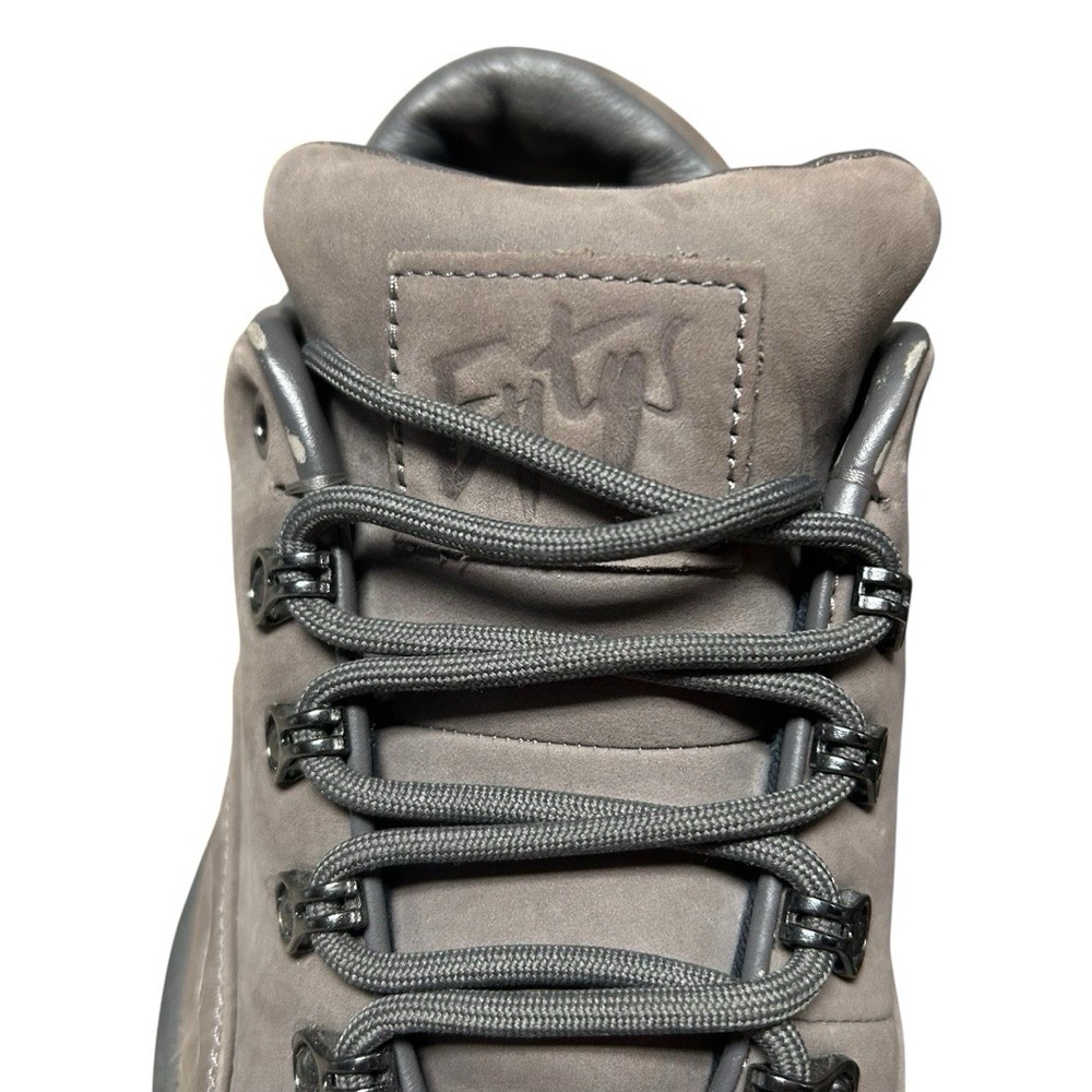 SAOLA Eytys Angel Uomo 10 Grigio Nubuck Chunky Platform Scarpe da Escursionismo Streetwear