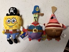 Juego de peluches SquarePants de búsqueda de películas de Bob Esponja.