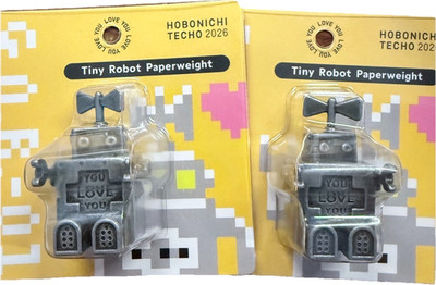 Hobonichi Techo 2026 Tiny Robot Paperweight Briefbeschwerer G.O.R-01