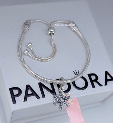 NEW 100% PANDORA I Melt for you Opalescent Snowflake Charm +