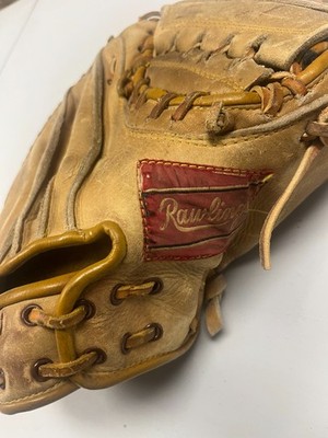 Vintage Rawlings Catchers Baseball Glove/Mit Johnny Bench Used RHT