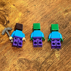 Lego Minecraft The Dungeon Minifigures Steve Zombie 21147 21113 21119 