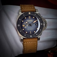 Panerai Submersible Navy SEALs Titanio PAM01669 47mm Black Dial W/Ext Warranty 7