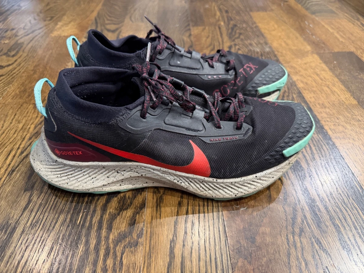 Nike Pegasus Trail 3 GTX Black Bright Crimson - огромный выбор по