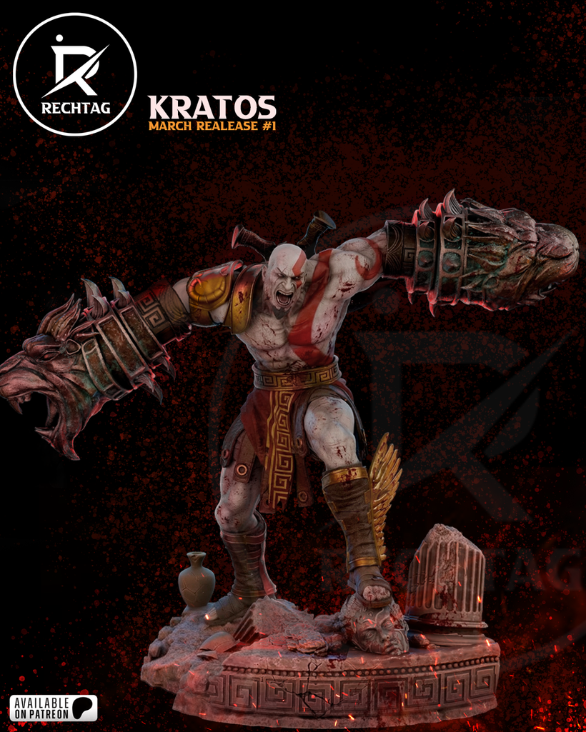 1/6 Kratos Rechtag Studio High Quality Unpainted Resin Garage Kit