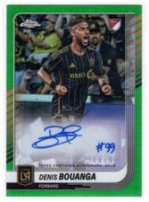 2025 Topps Chrome MLS Denis Bouanga Green Refractor Auto Autograph Card /99